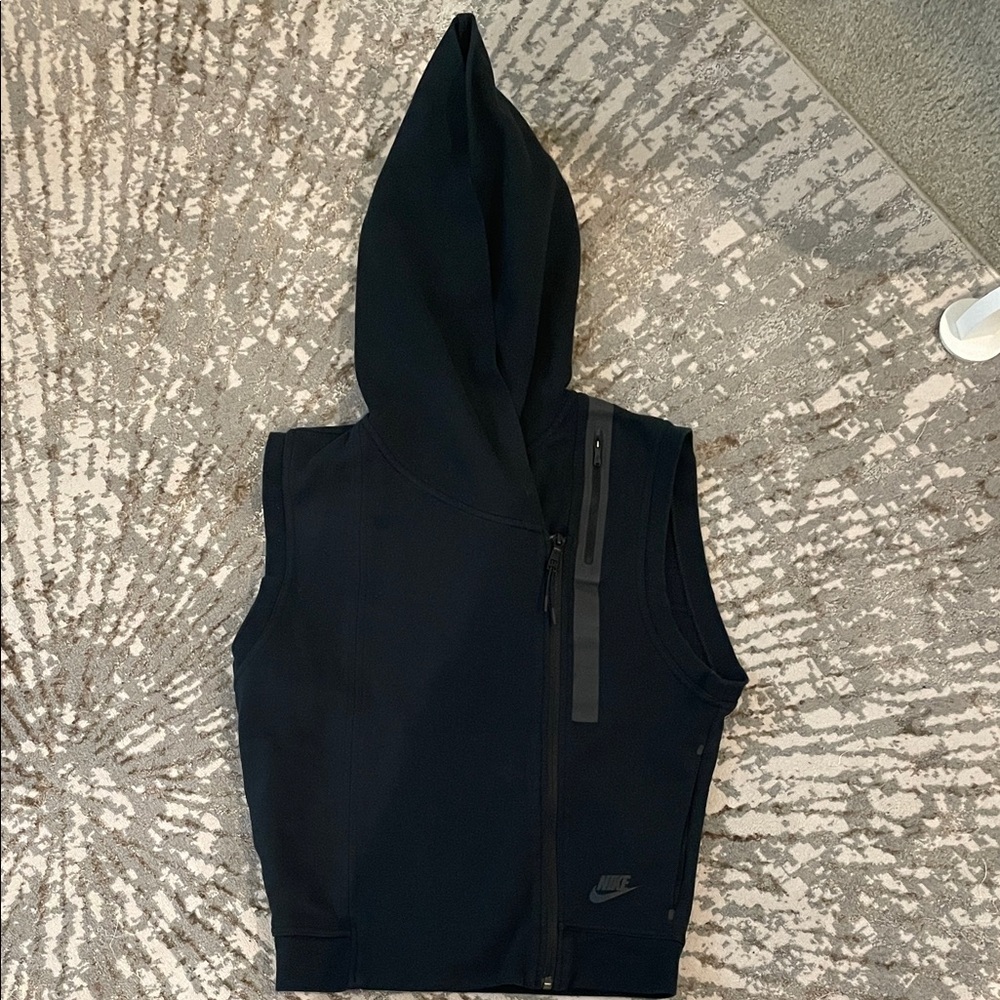 Nike Dark Sleeveless Vest with Hood